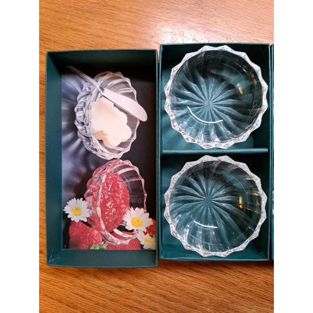 Mikasa Sunbeam Crystal Condiment Bowls Set Of 4, 3